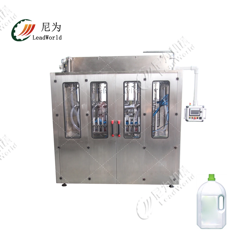 Automatic Daily Chemical Laundry Detergent Shampoo Body Lotion Soap Sanitizer Hair Conditioner Washing Liquid Bottle Filling Machine