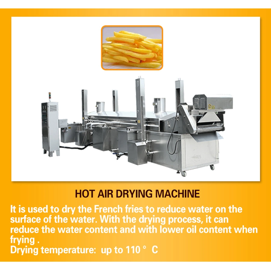 French Fries Machine Industry/French Fries Making Equipment/200kg/H French Fries Making Machine