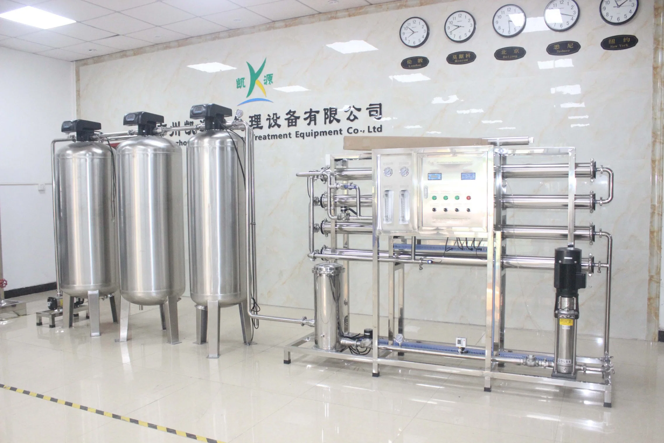 2000lph Medical Grade Stainless Steel Water Treatment Equipment Hemodialysis RO System Water Purify with UV Sterilizer