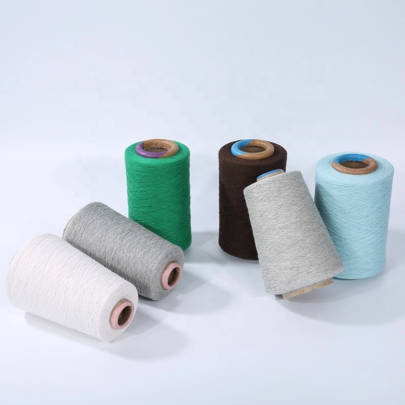 Recycled Yarn Manufacturer Regenerated Cotton/Polyester Yarn for Knitting Socks