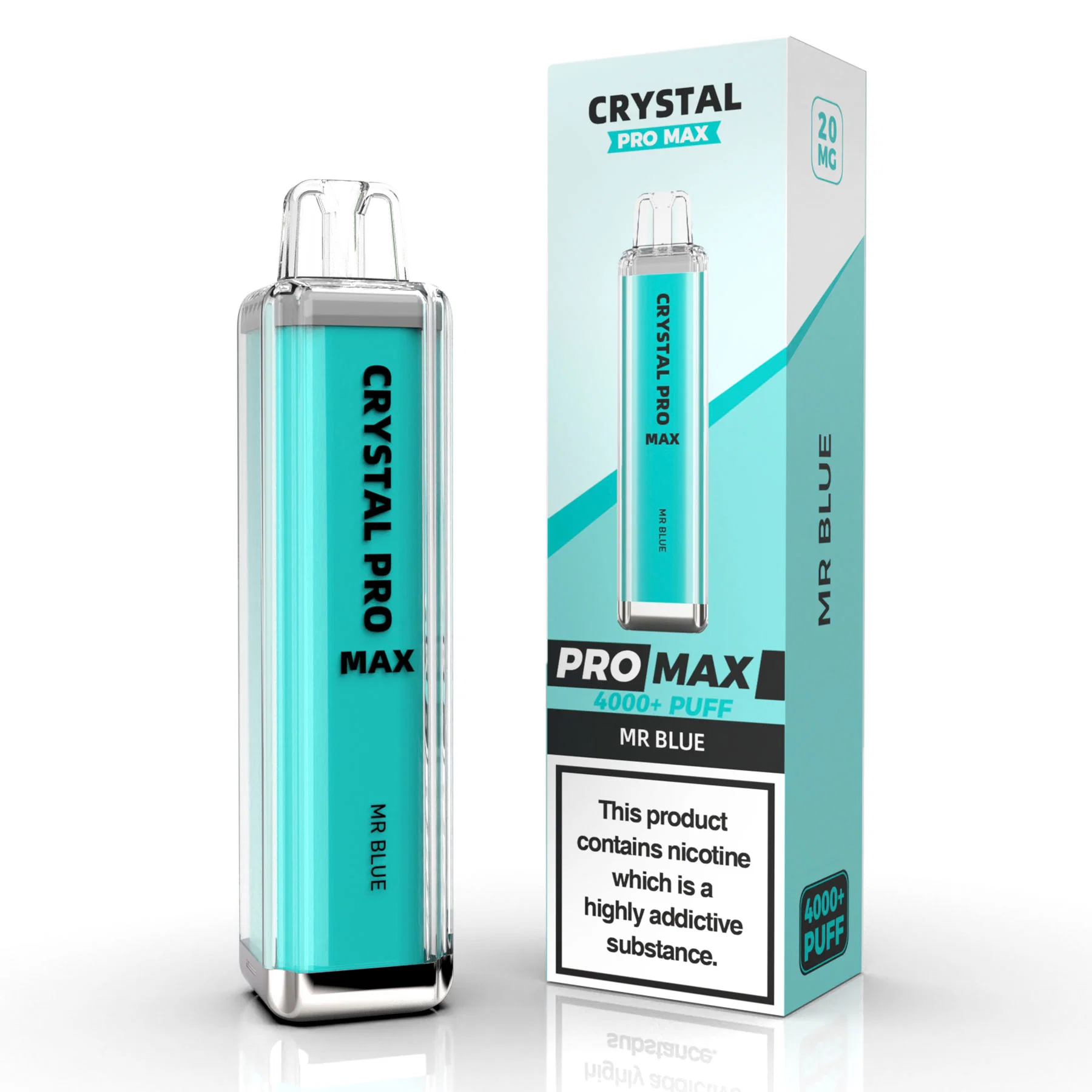 Hot Sale Wga Crystal PRO Max 2% Disposable Vape Wholesale Hayati 4000 10000puff E-Cigarette in Europe