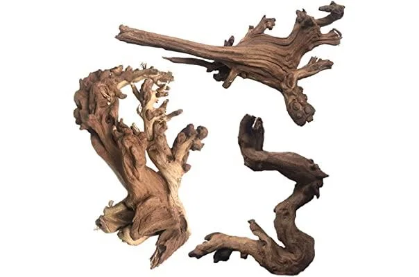 Aquarium Driftwood, Spider Wood Sinkable Driftwood for Fish Tank Decorations Natural Branches for Reptile