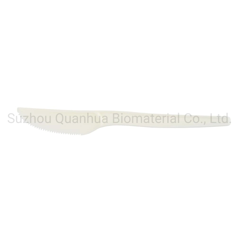 Quanhua biodegradáveis de amido de milho Talheres de plástico portátil Talheres descartáveis