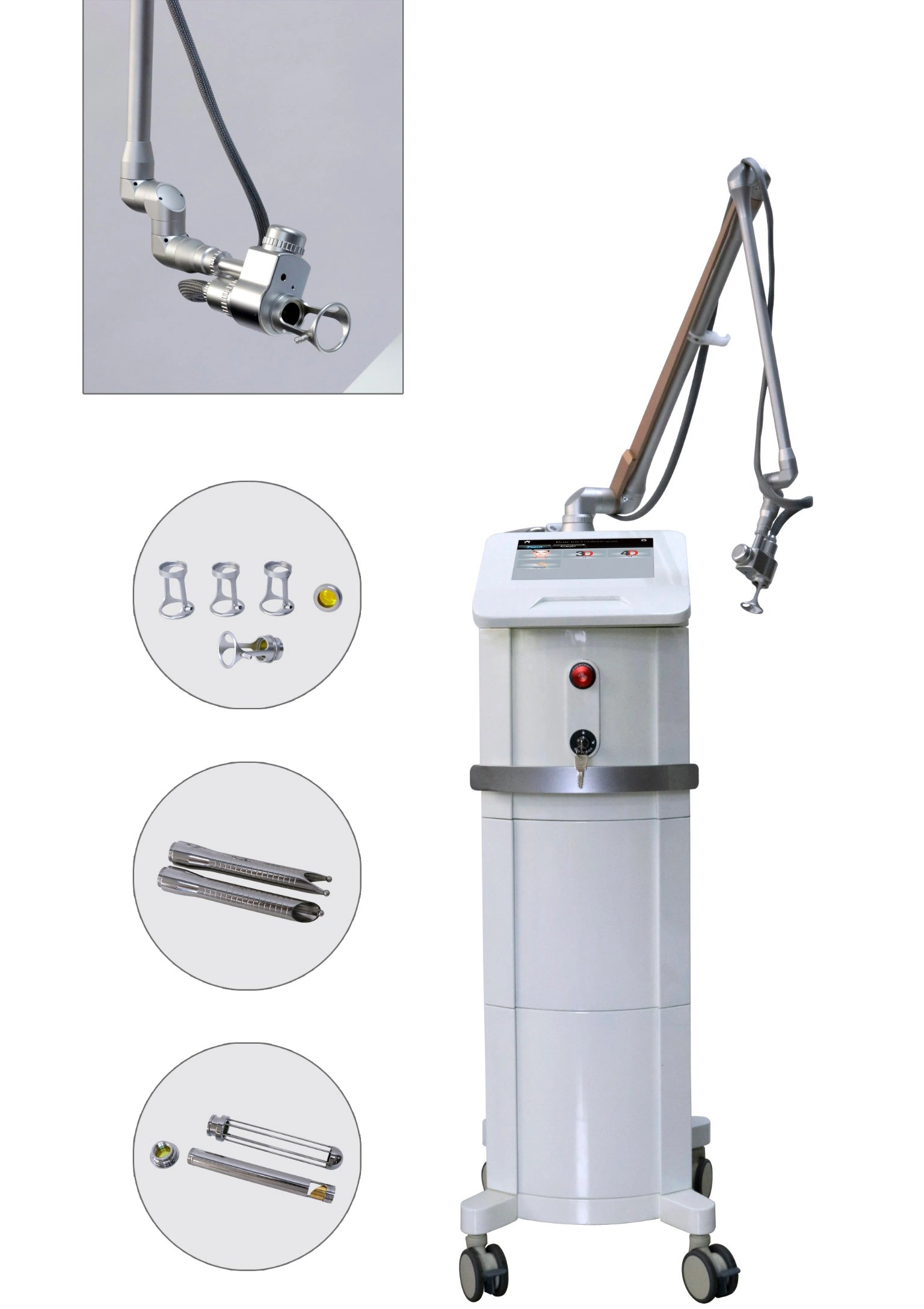 Weifang Km Professional 40W 10600nm Fractional CO2 Laser Beauty Machine Acne Freckles