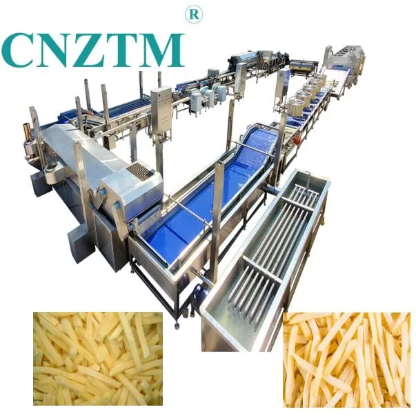 500-1000kg/H Frozen Carrot French Fries Root Vegetables Processing Line Machine