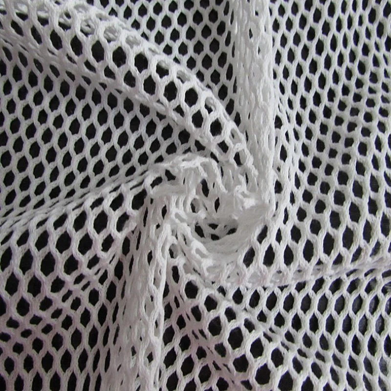 100% Pure Cotton Mesh Fabric with Big Hole