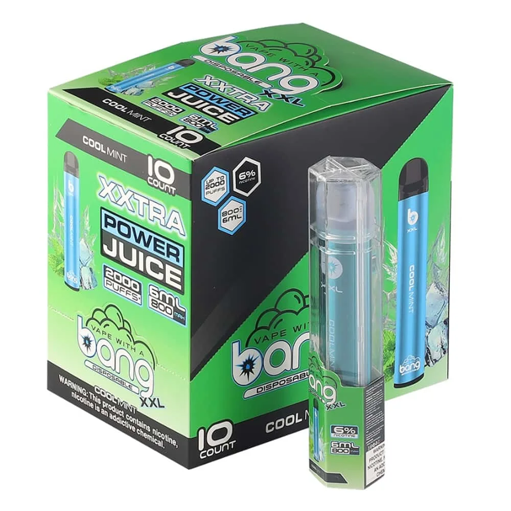 Bang XXL 6% dispositivo desechable (2000 inhalaciones) Vape Cigarrillo Electrónico Desechable