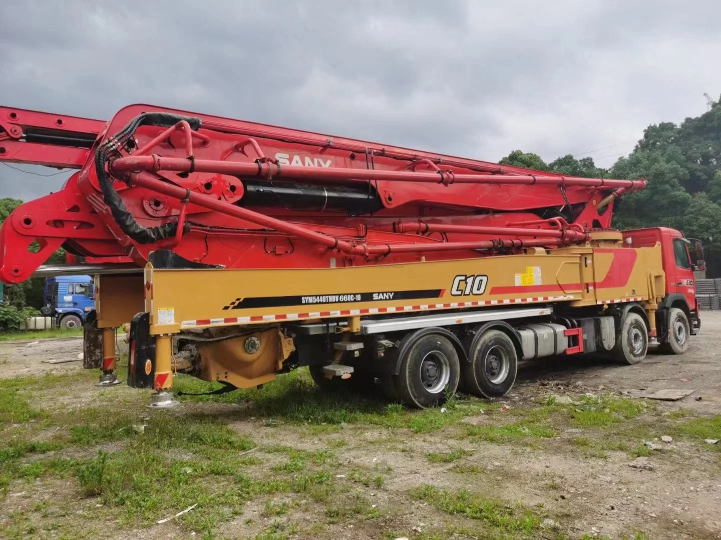 2019 Truck Mounted Pump 62m Used Concrete Pump Truck Volvo Chassis