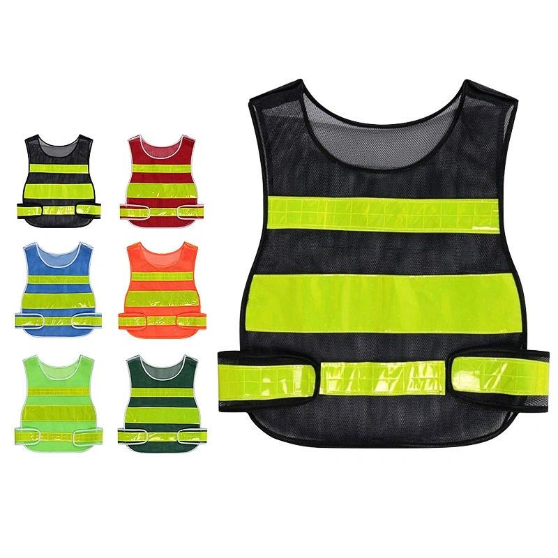 Reflective Clothing Multi-Pocket Reflective Vest Warning Reflective Vest Construction Site Traffic Building Sanitation Safety Clothing Can Be Printed