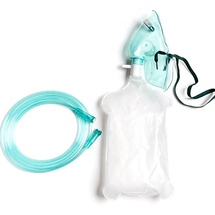 High quality/High cost performance Medical Disposable PVC Oxygen Mask with Reservoir Bag