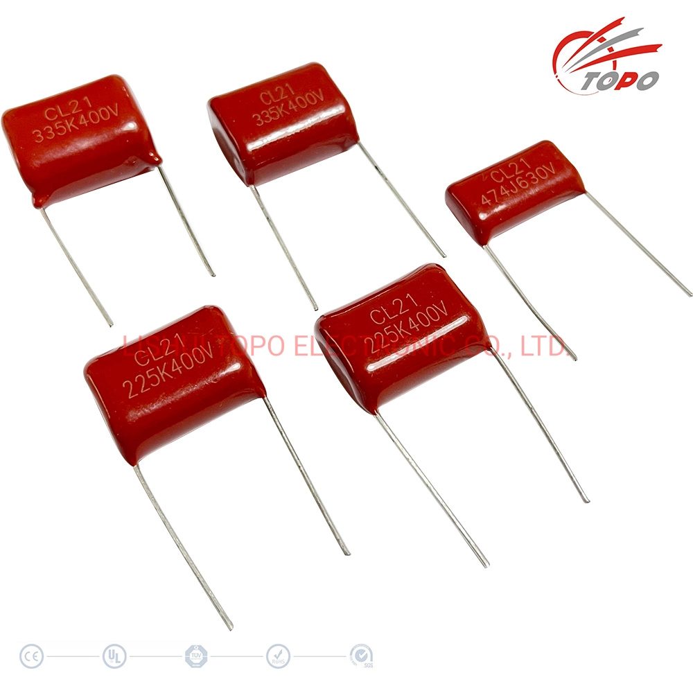 RoHS Electronics Electric Component Metalized 225j Capacitor for Sale (CL21)