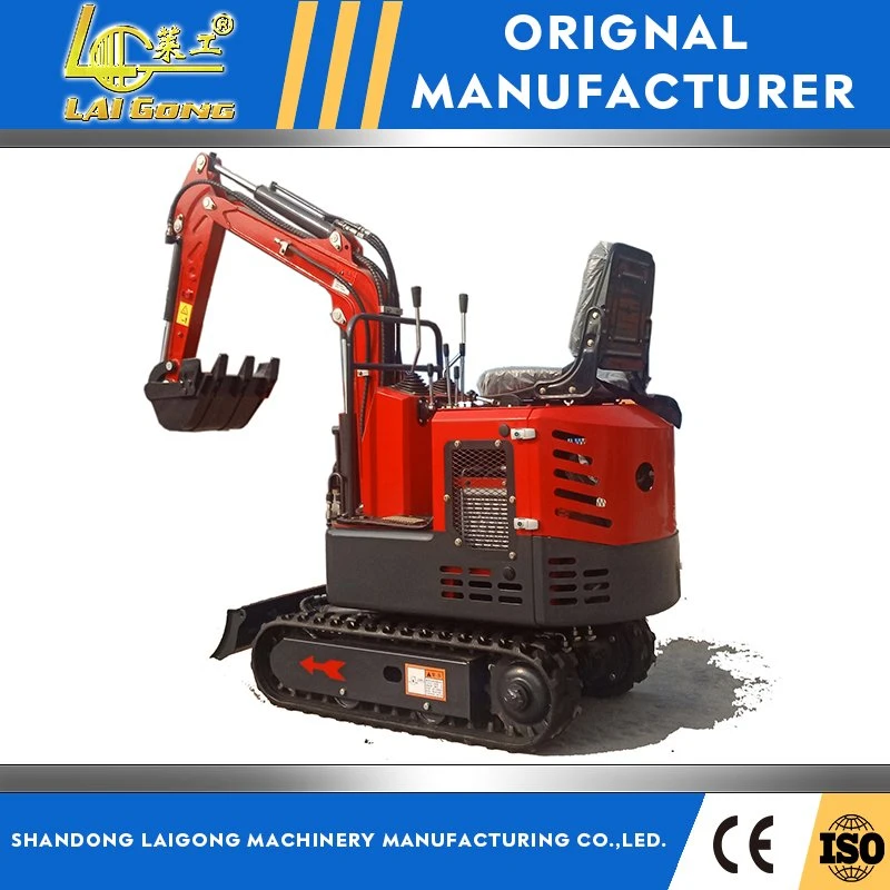 Lgcm Cheap New Hydraulic Crawler Mini Excavator Tracked Mini Digger Machine Micro Excavators 0.8 Ton 1 Ton