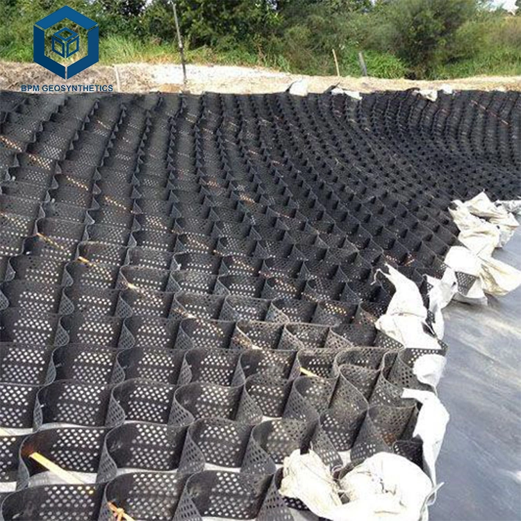 HDPE Geocell protección para el canal