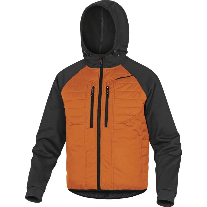 Men Winter Clothing Windproof Hooded Outdoor Jacket Lightweight Workwear for Hiking