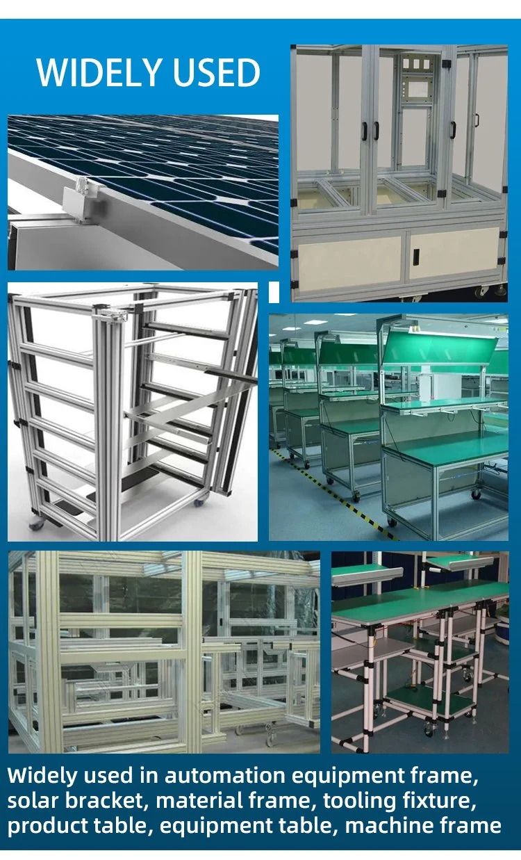 Mk-10-5050LC Industrial and Constructional Aluminum Extrusion Profiles Manufacturer