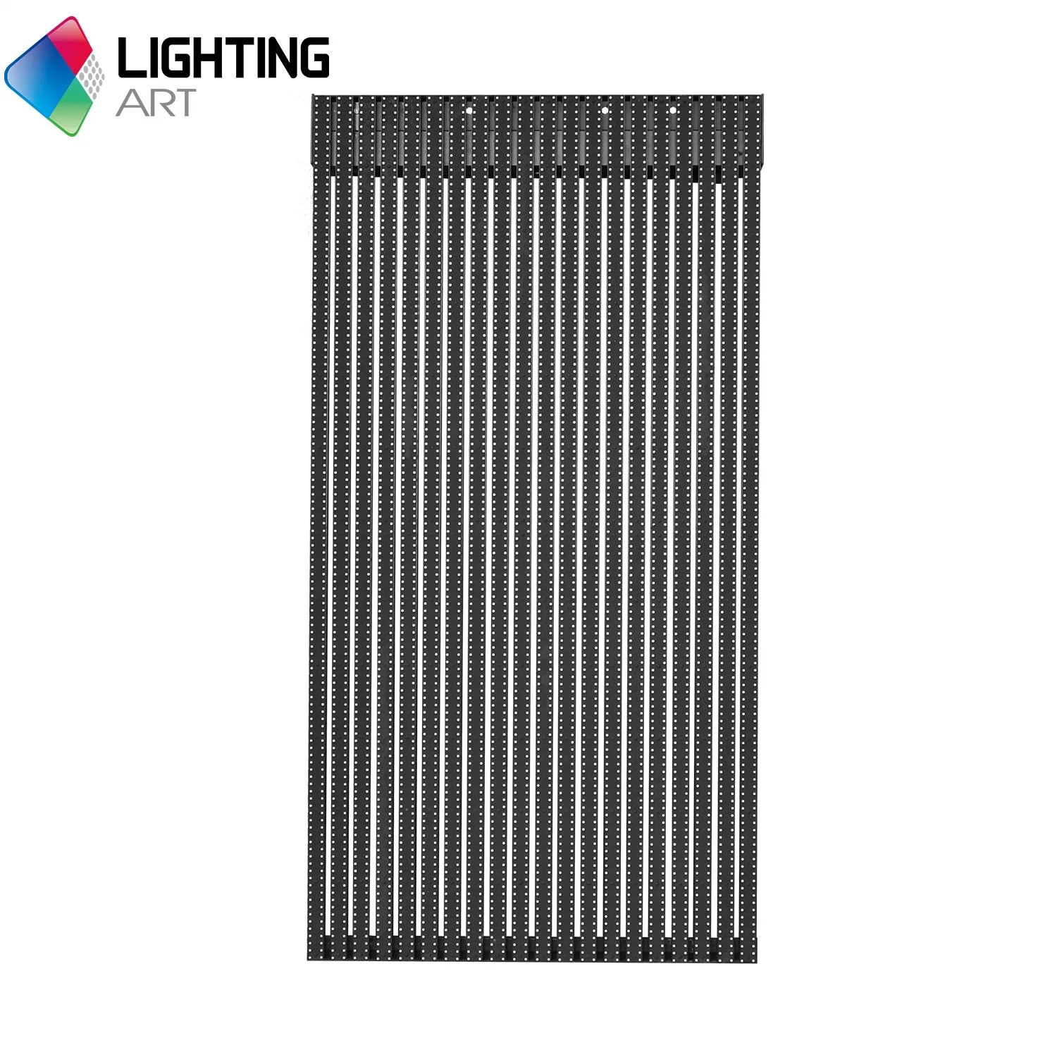 Rideau transparent de plein air de l'écran à affichage LED LED pour la construction de l'écran LED Mesh Mesh façade média