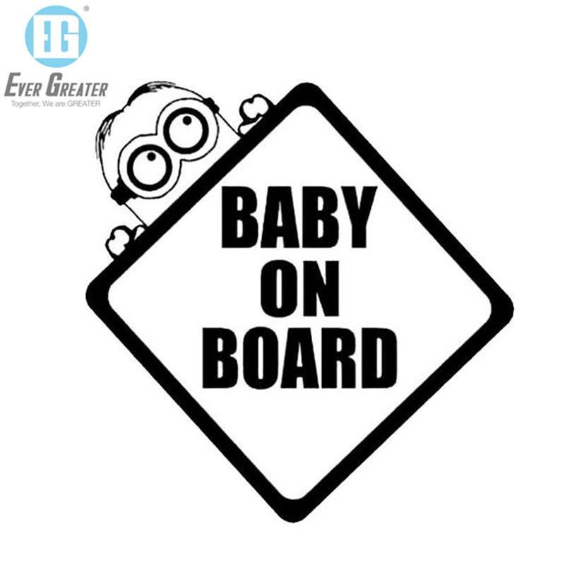 Baby in Car/Baby on Board Reflective Customized Car Sticker Baby on Board Sicker