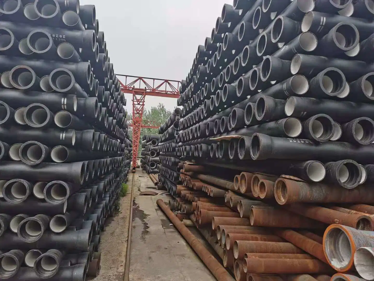 ISO2531 En545 Ductile Cast Iron Pipes DN80-DN 2600 K9 C40 Ductile Iron Pipe