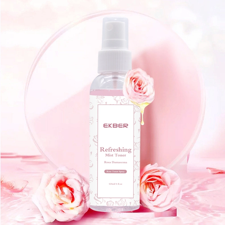 Увлажняющий поверхностный тонер Spray Rose Face Face Face Spray Diser Органическая розовая вода для лица