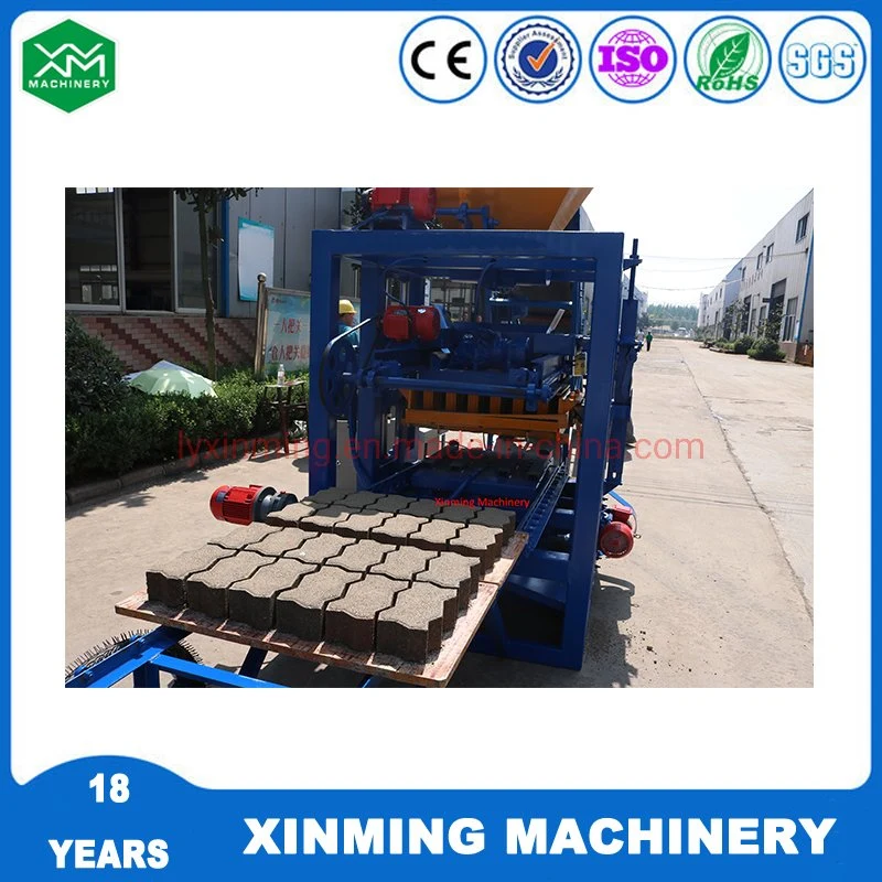 Qt4-24 Technology Construction Equipment Cement Concrete Block Making Machine with ISO Approved