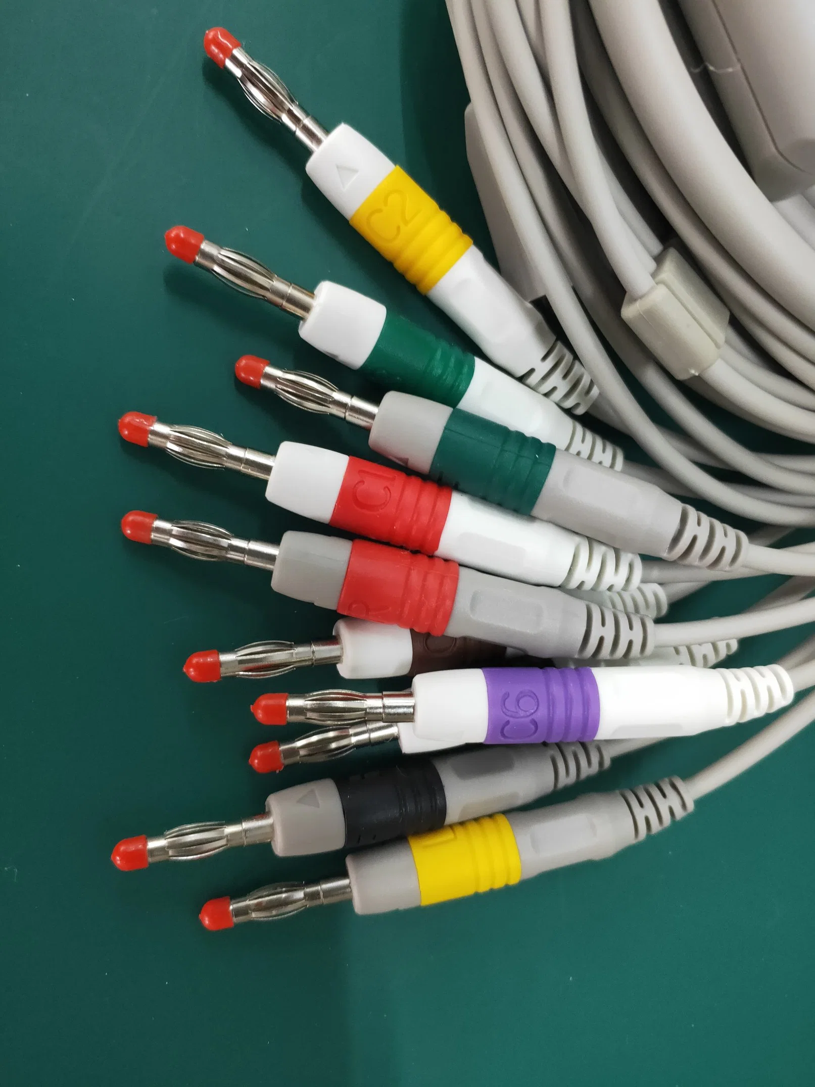 Cable de paciente de 10 derivaciones para ECG de accesorio para máquina de ECG