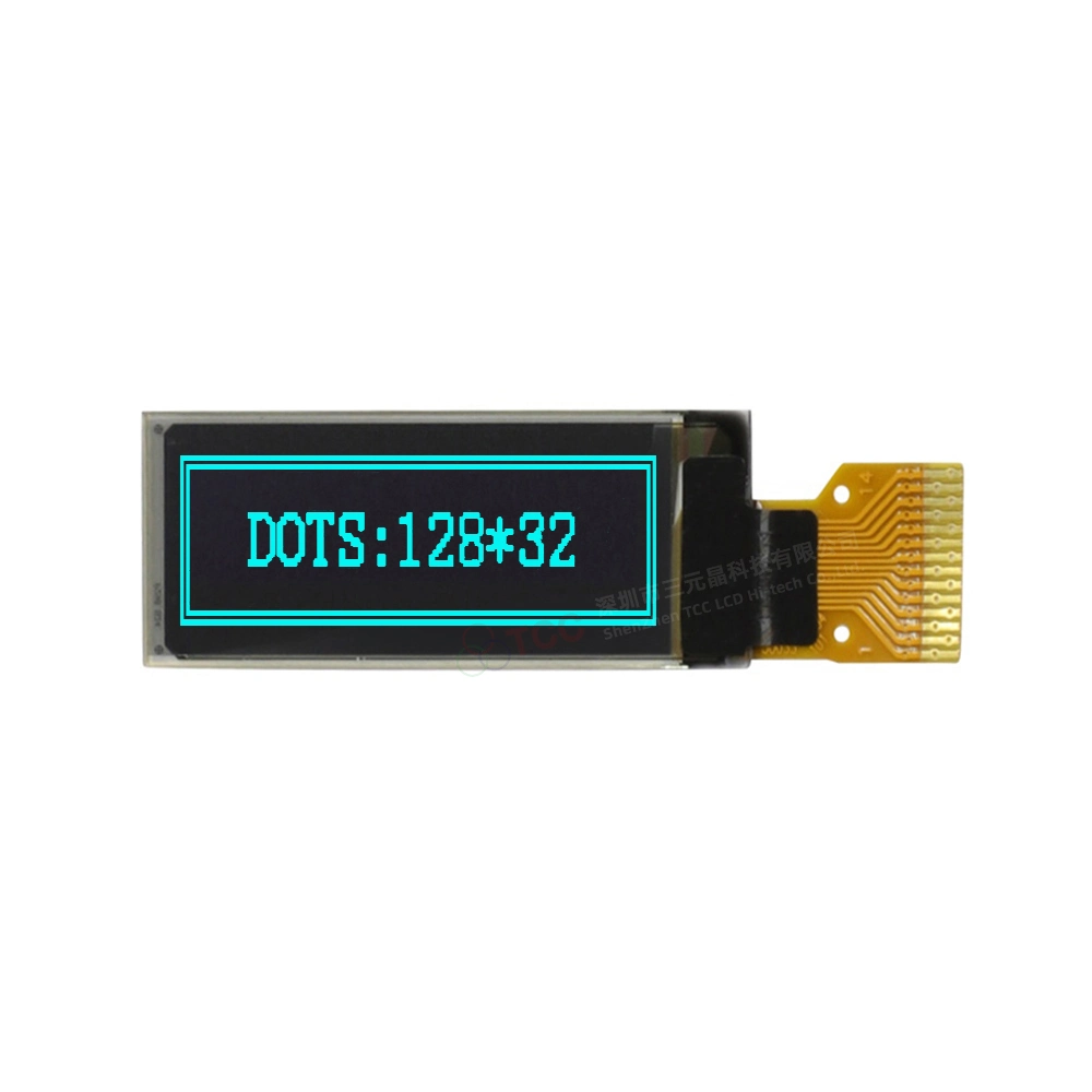 Mini 0.91 Inch 128X32 LCD Panel SSD1306 Driver I2c Interface OLED Display for Blood Oxygen Instrument