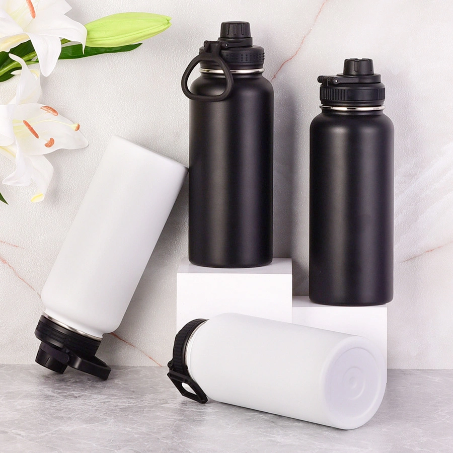 32oz 950ml Water Bottles School Canteen 304 Wide Mouth Double Wall Steel Stainless Flasks for Women