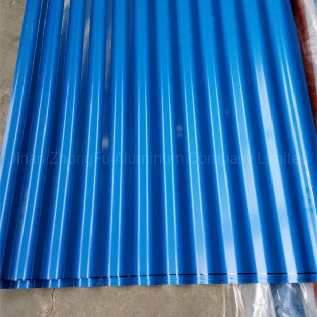 China Alu 1xxx 3xxx Preis 1mm Dicke Korrosionsschutz Plain / Farbe Beschichtet Aluminium Dachplatte Wave Fliesen Gewölbten Aluminium Dach Datenblatt für Baumaterialien