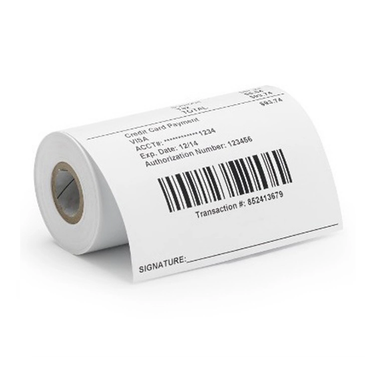 Kundenspezifische Thermopapier Jumbo-Roll-Versand Thermoetiketten