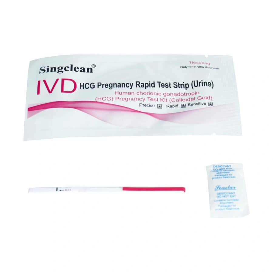 3.5 mm; 5.5 6.0 mm Singclean or Customized Brand Pregnancy Test Strip