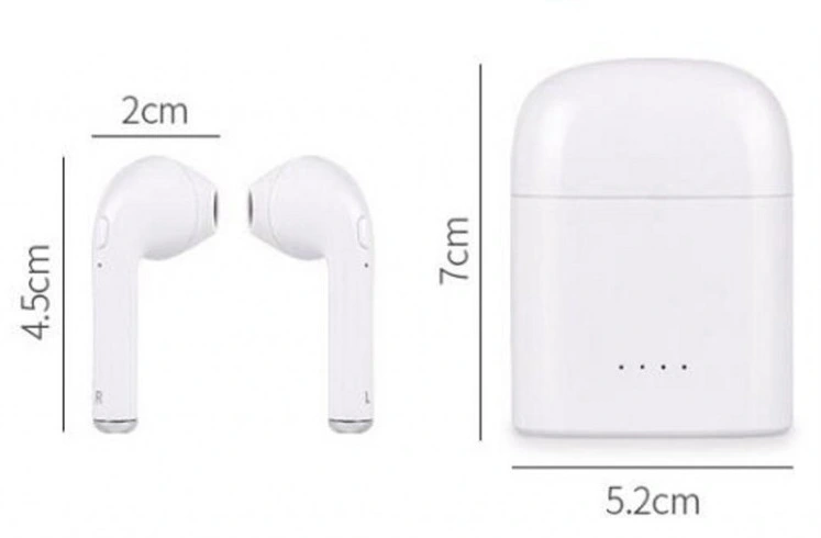 Venda Quente Fones de Ouvido Sem Fio Bluetooth Duplos Gêmeos I7s I8s Tws para Fone de Ouvido com Base de Carregamento.