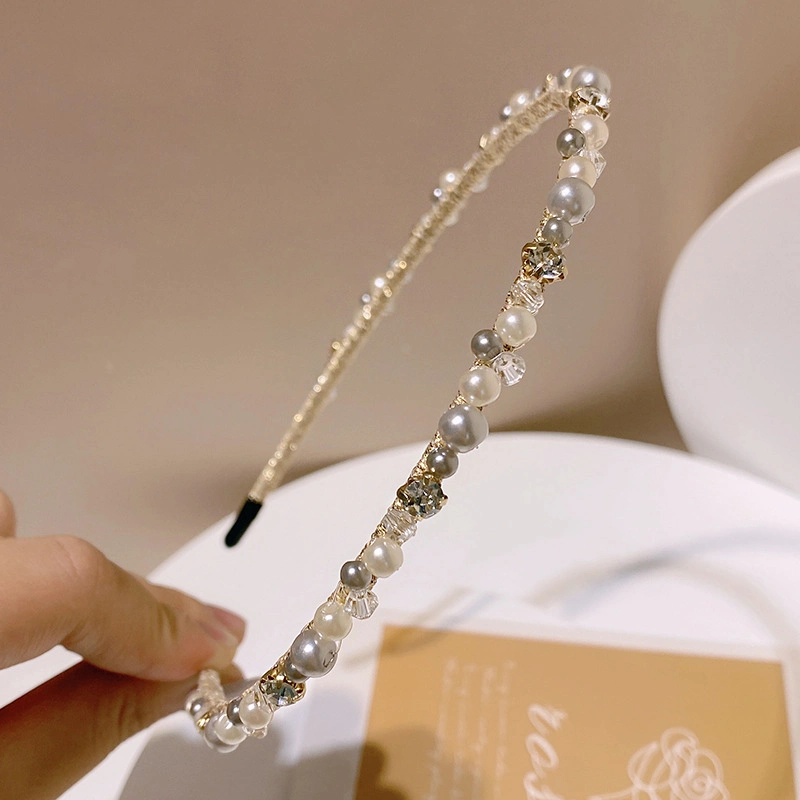 Shinning Pearl and Diamond Hairband Hair Accessories