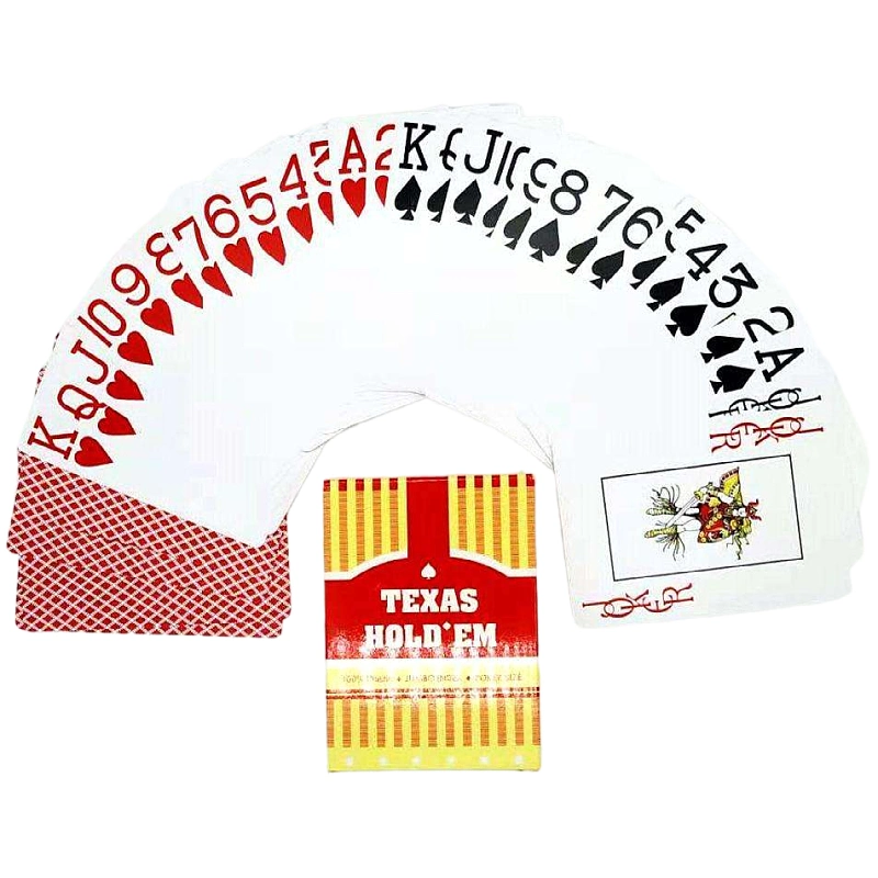 Jumbo Waterproof 0.32mm New 100% Plastic Texas Playing Cards with Matte Finish