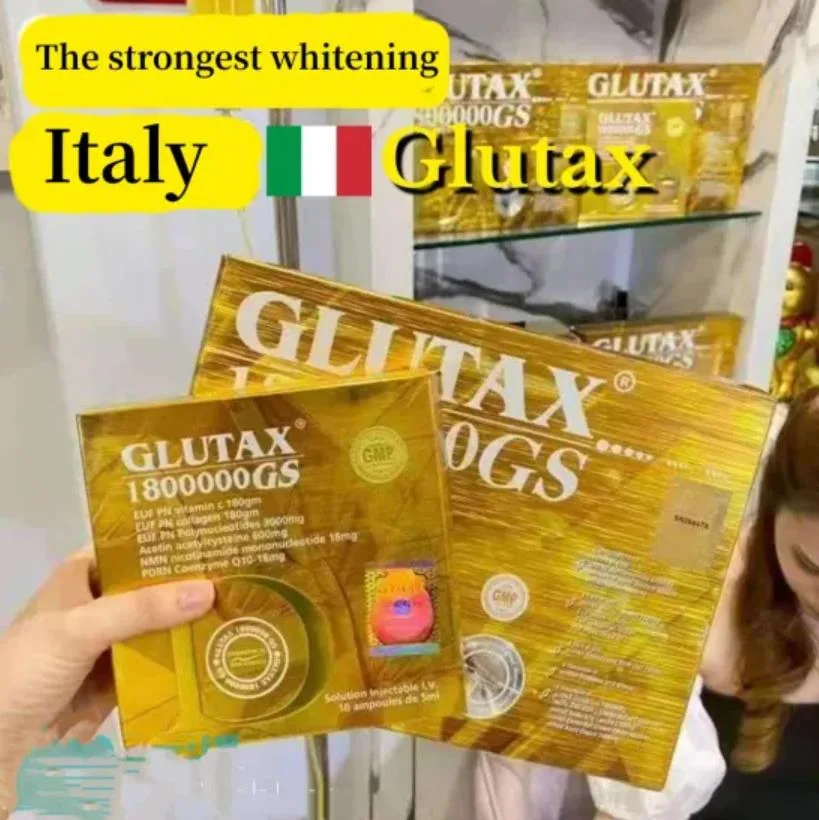 Original Whitening Italian Glutax 1800000 Stem Cell Plus Whitening Product Glutathione Injection Skin Care Luthione Vtamin C Sets Lightening Whitening Products