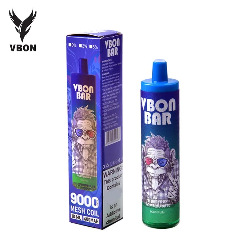 BEST-seller 9000 choux Bar Vbon RGB goût de fruits 9K Vape Avec ce