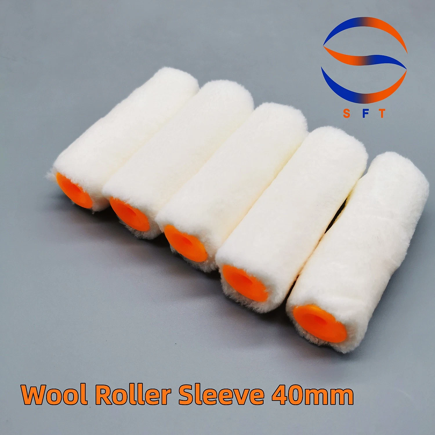 4&prime; &prime; White Wool Paint Roller Covers for Epoxy Resin Painting