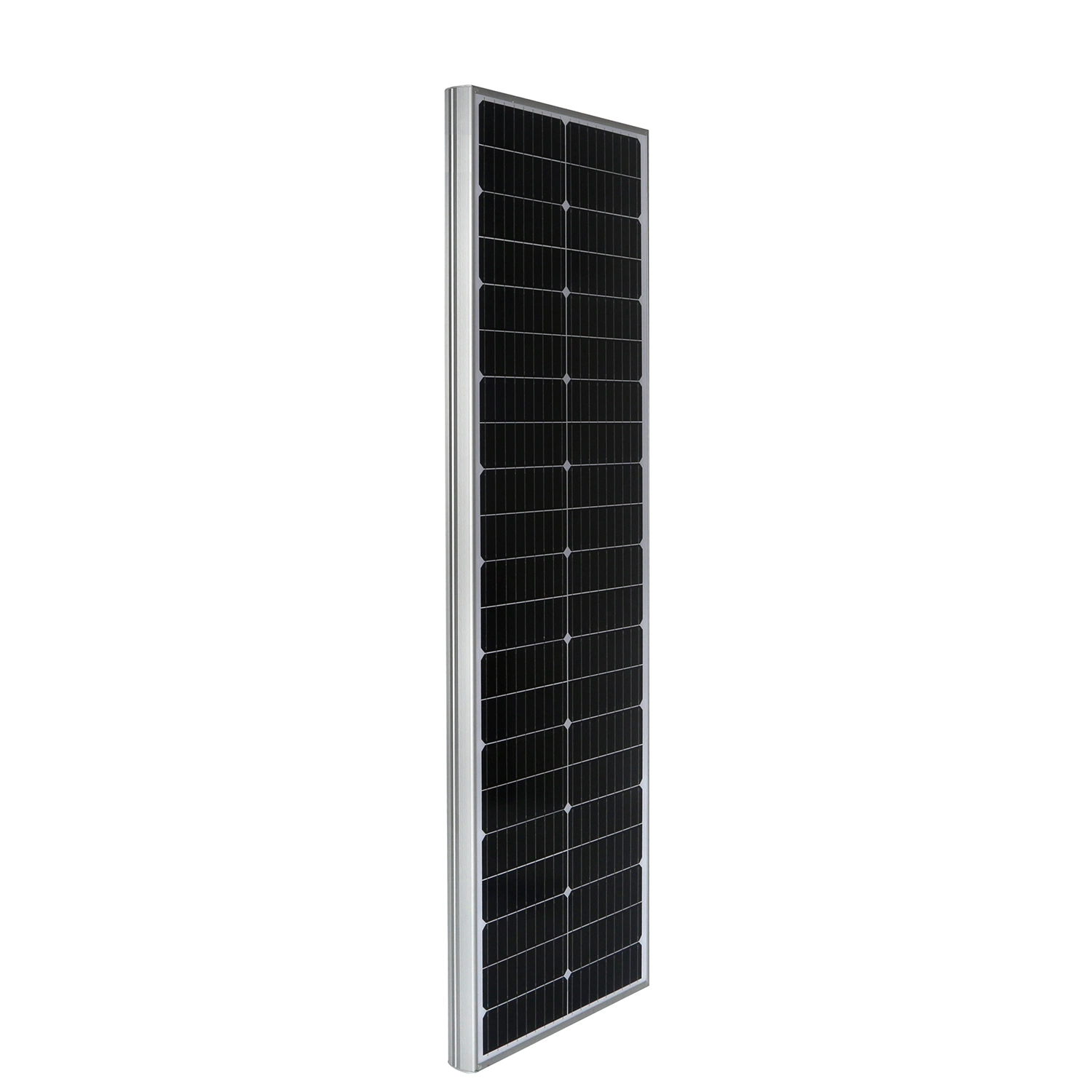 Bewegungssensor Mikrowellen Radar 100W All in One LED Solar Straßenleuchte integrierte Solar-Straßenleuchte mit LiFePO4 Batterie