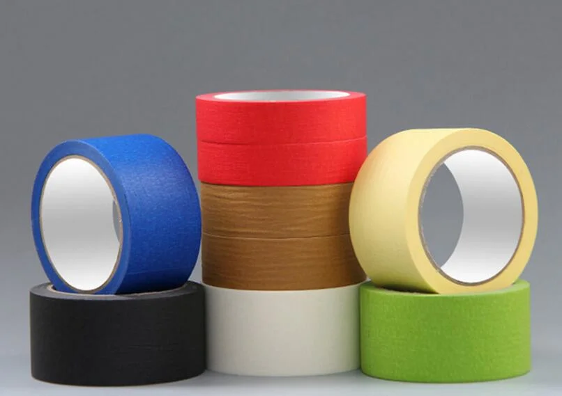 Wholesale Colored Adhesive Crepe Paper Masking Tape