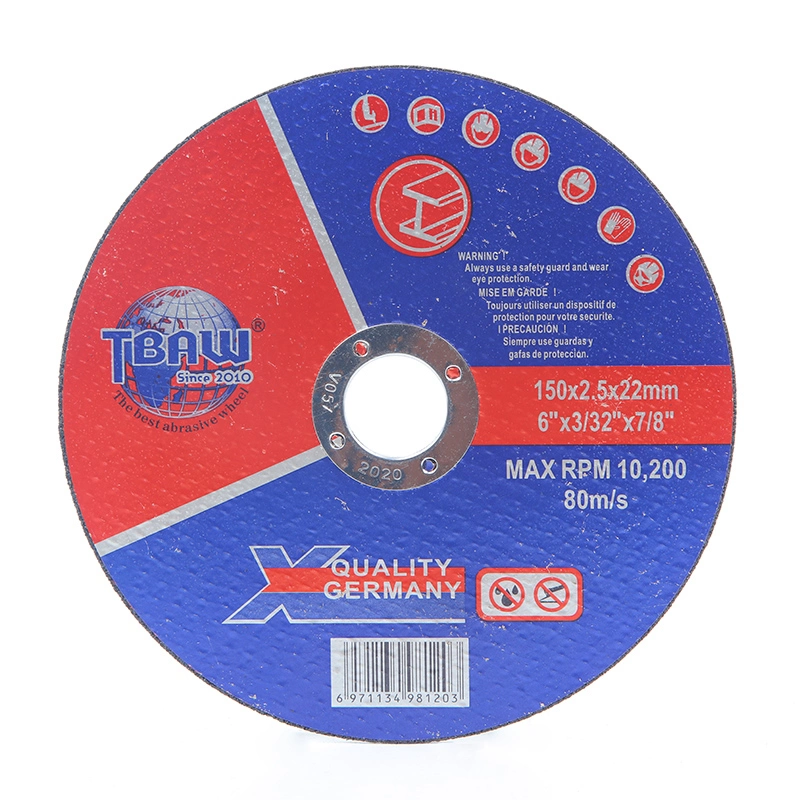 Venta caliente fábrica China115X1.0X22.2mm disco de corte Metal Muelas Molinillo de cortador de resina de corte económico de corte y disco de rectificado de la rueda de abrasivos