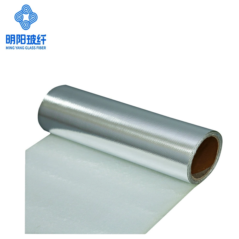 100GSM, 0.12mm Thickness, 1.22m Width Aluminized Fiberglass Fabric