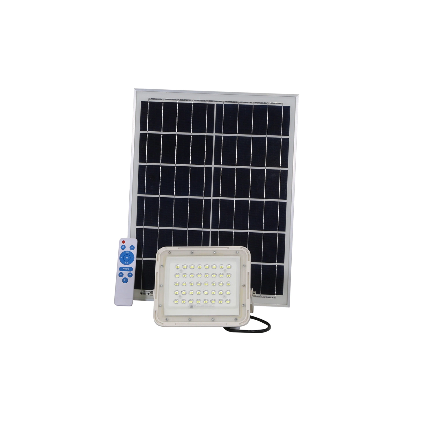 100W 200W 300W 400W Flash Rojo Azul de la pared exterior Farol Solar