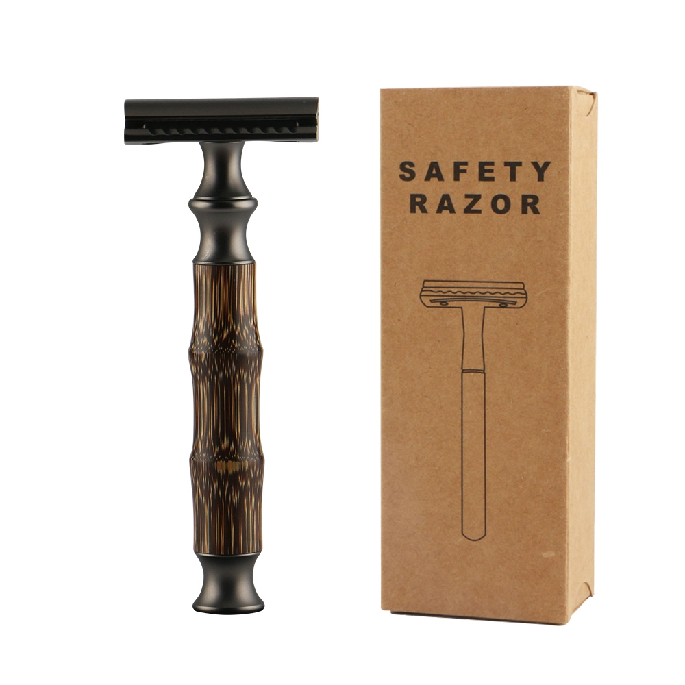 Eco Living Double Edge Bamboo Safety Razor Classic Shaving Razor for Men