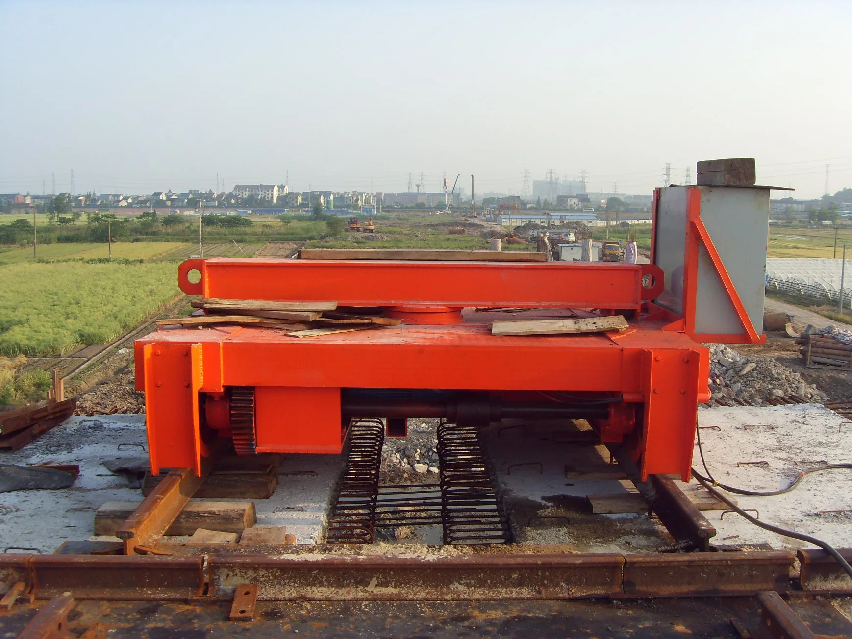 Bridge Beam Transport Vehicle for Precast Beams in Bridge Construction