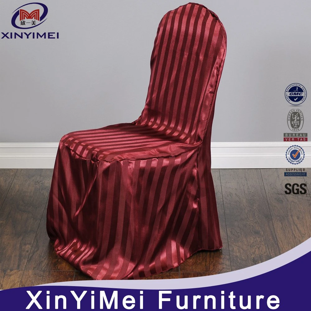 Good Quality Universal Red Banquet Spandex Chair Cover (XYM-BC07)