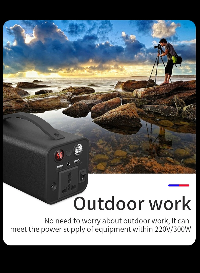 180W Outdoor Camping Travel Adventure Portable Battery Backup Power