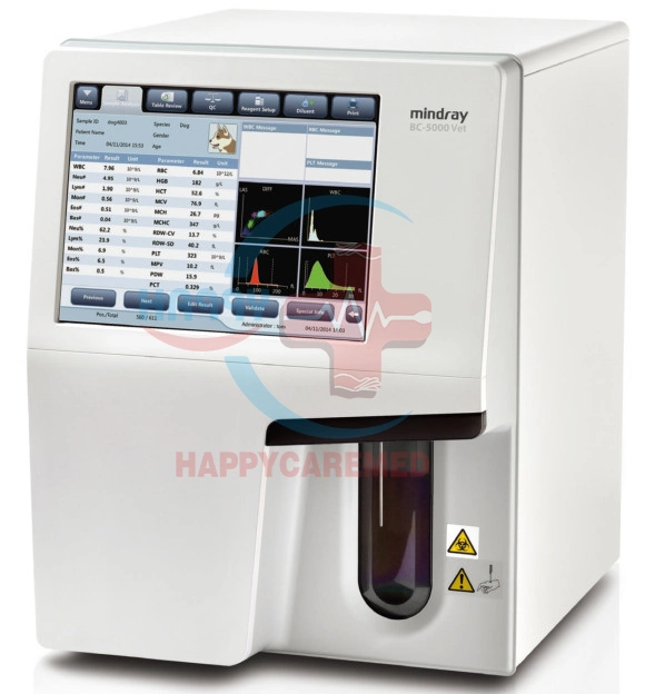 Mindray Bc-5000 Cbc Machine Bc-5000 Vet 5-Part Blood Cell Counter Auto Hematology Analyzer