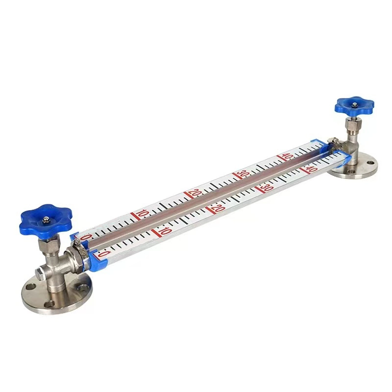 Clamp Connection Threaded Flange Glass Tube Liquid Level Gauge