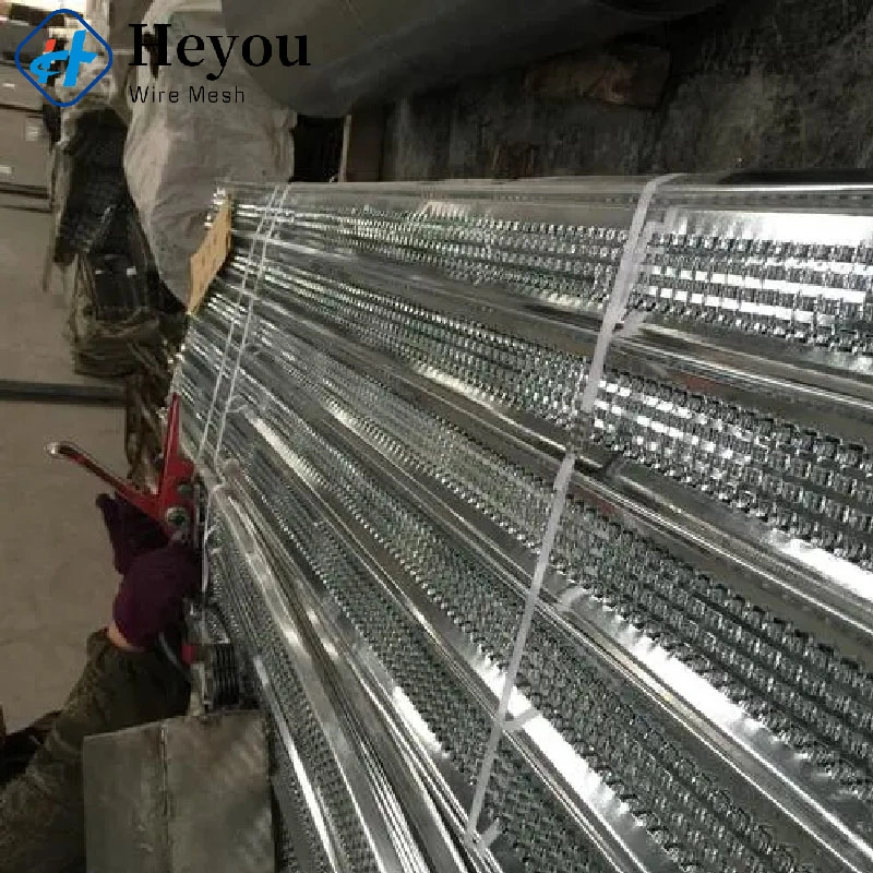 China exporta Metal Galvanizado Hola malla costilla/Muro yeso Alto listón de costilla de encofrado de malla malla de alambre de diamantes de la Guardia de encuadernación