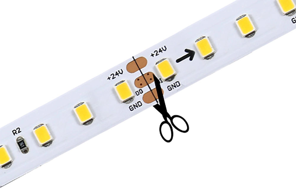 Tira de LED de barra de luz brillante completa de perchones de agua corriente Luces parpadeantes 24V Ducha de meteoros Marquee SMD2835