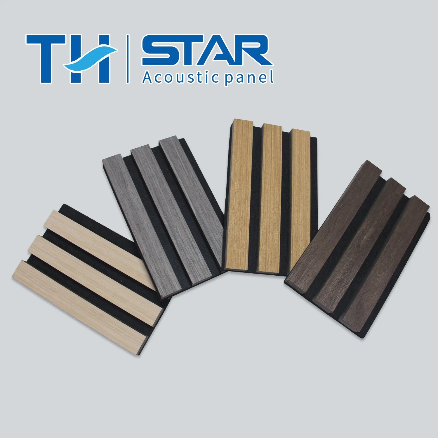 Grooved Slat Wooden Timber Veneer MDF Material Core Slats for Interior Wall Sound-Absorbing Use Decoration Acoustic Wall Panel